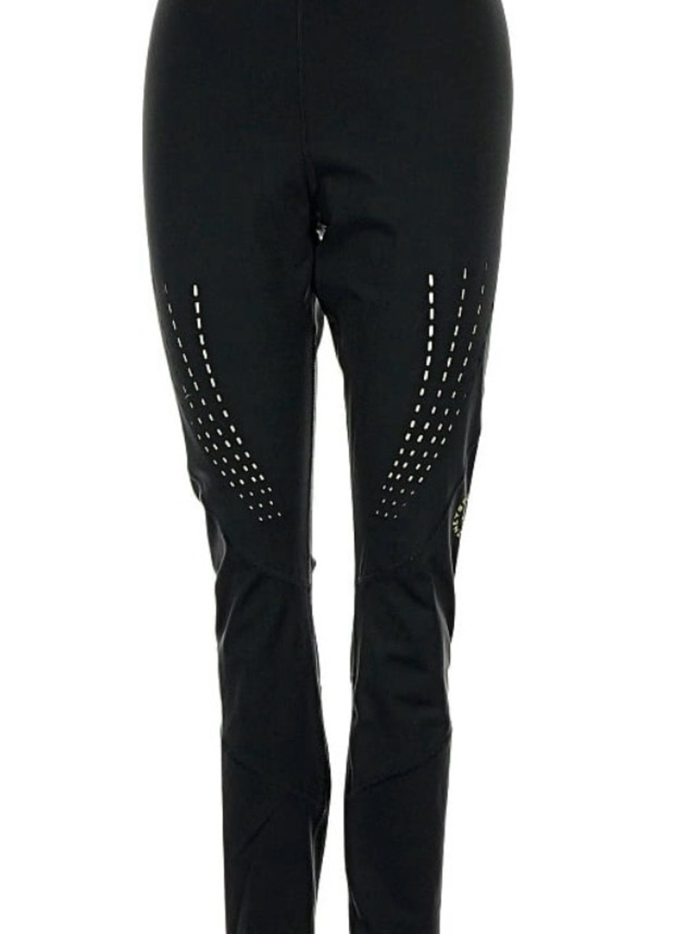 Adidas by Stella McCartney Black Legging with Yellow Logo